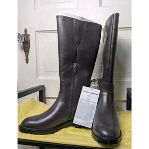 Amazon Essentials Women's Riding Boots Dark Brown Cowboy Size 6